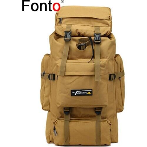 Fengtu 70L outdoor sports mountaineering bag Travel hiking backpack Multifunctional waterproof bag