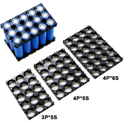 Lithium ion battery 18650 holder 3*5(3P5S) 4*5(4P5S) 4*6(4P6S)18650 batery holder (integrated) For 18650 battery pack