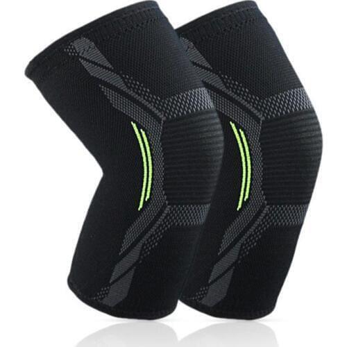 2019 Fitness Running Cycling Knee Support Braces Elastic Nylon Sport Compression Knee Pad Sleeve for Basketball Volleyball
