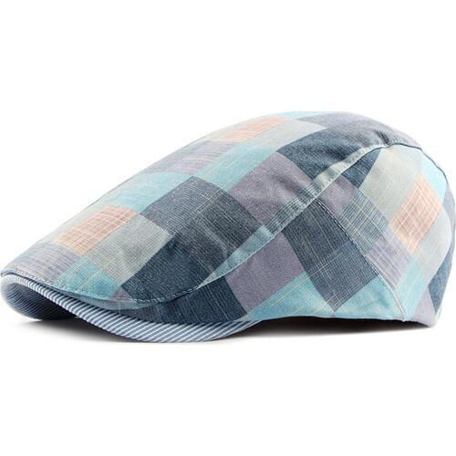 2019 New Winter Hat Men Casual Fashion Cotton Berets Outdoor Checkered Tongue Cap Dad Hat Trucker Cap Men Fishing