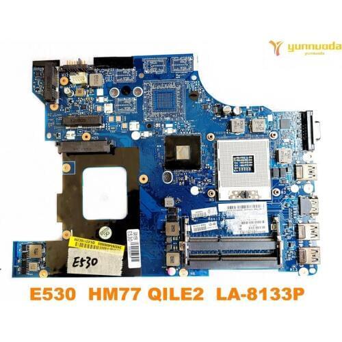 Original for Lenovo E530 laptop motherboard E530 HM77 QILE2 LA-8133P tested good free shipping