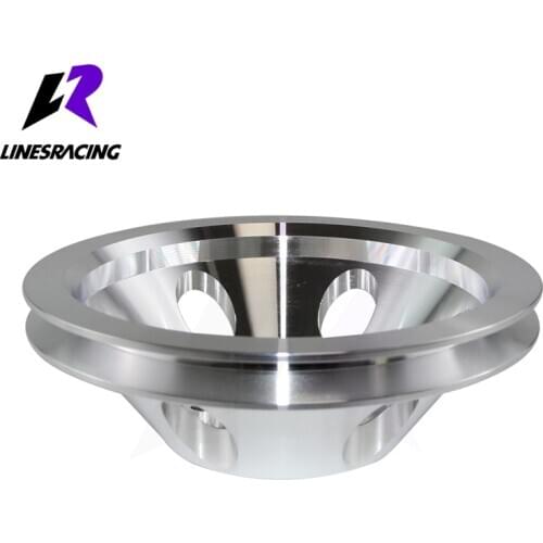 Fit for Small Block Chevy Aluminum Water Pump Pulley 1 Groove LWP Long Water Pump Fit For Small Block Chevy 327 305 350