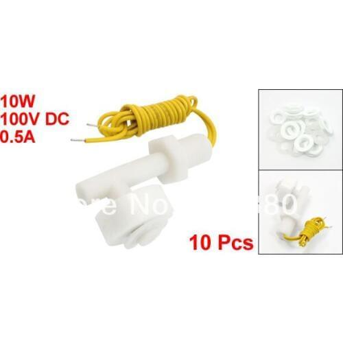 10 Pcs / Lots x Fish Tank Liquid Water Level Sensor PP Right Angle Float Switches ZPC1