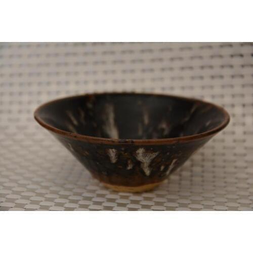 Rare Song Dynasty porcelain cup,JIZHOU Kiln,meteor glaze, best collection & adornment,#03, Free shipping