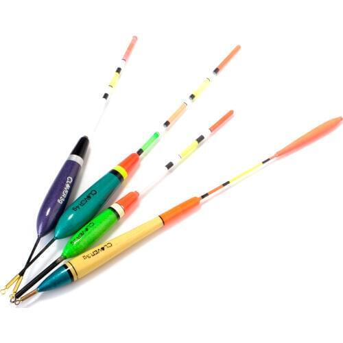 FISH KING 10pcs/lot 2g 3g 4g Barguzinsky Fir Fishing Float Bobber Length 14.5cm-27cm Vertical Buoy For Carp Fishing tackle Pesca