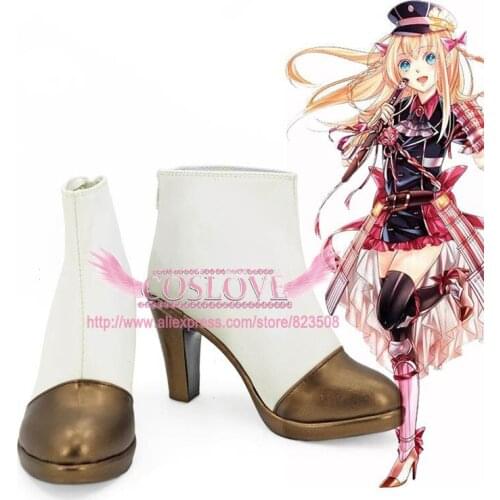 Touken Ranbu Online Midare Toushirou Gold Shoes Cosplay Boots CosplayLove For Halloween Christmas Party