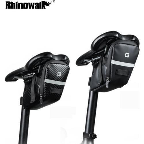 Rhinowalk Bicycle Saddle Bags Waterproof Road Bike Mountain Bike Cycling Rear Back Under Seat Bag Repair Tools Storage Panniers