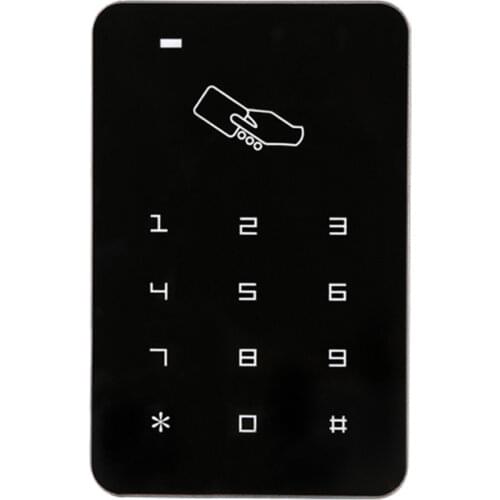 Access Control Keypad Access Touch Keypad RFID Keypad Waterproof 125KHz RFID Card Reader Access Control Exit Button for Entry