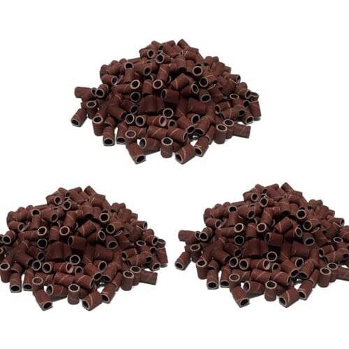 100 Pcs Sanding Band Drill File Machine Bits Grinding Ring Nail Art DIY Tool Set Sanding Band Grinding Ring Nail Drill Apparasus