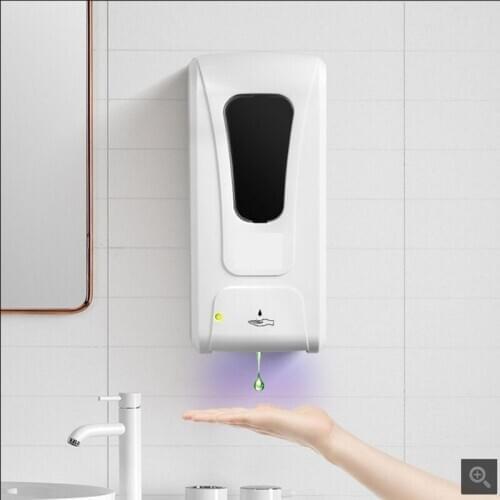 1000ml Wall-Mount Automatic IR Sensor Soap Dispenser Touch-Free Lotion Pump Touchless Liquid Home For Kitchen Bathroom
