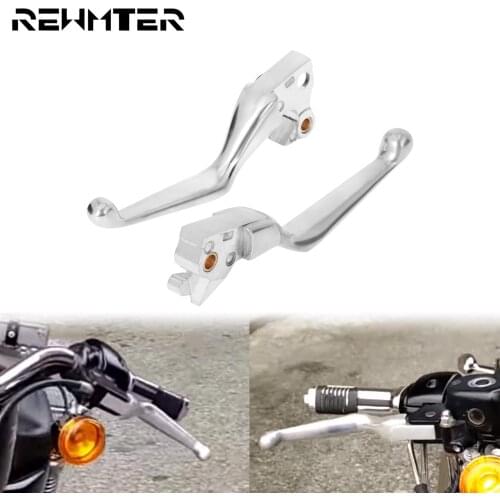 2xMotorcycle Chrome Clutch Brake Levers Hand Control Shifter Lever For Harley Sportster Seventy Two XL1200V XL 883 Custom 04-13