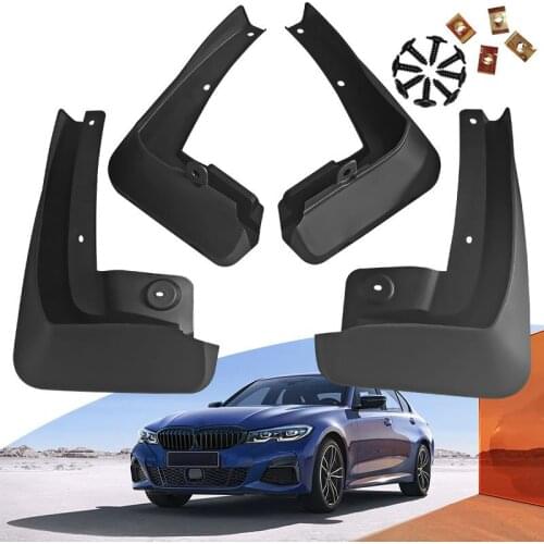 4PCS Front Rear Wheel Mudguards For-BMW 3 Series G20 G21 M Sport 2019 2020 Sedan Touring Splash Guards Fender Mud Flaps