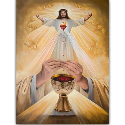 New 5D DIY Diamond Painting Jesus Full Square Diamond Embroidery Cross Stitch Home Wall Decoration Crafts Childrens Gifts