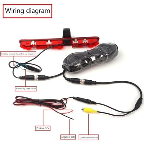 Car Brake Light Reverse Camera for Peugeot Expert/ Citroen Dispatch/Toyota Proace 2016