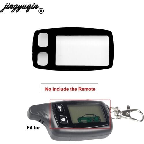 Jingyuqin TW9010/TW9030 Keychain Glass Remote Controller Fob LCD for Russian two way Tomahawk TZ9010/TZ9030/TW7010/TW9020