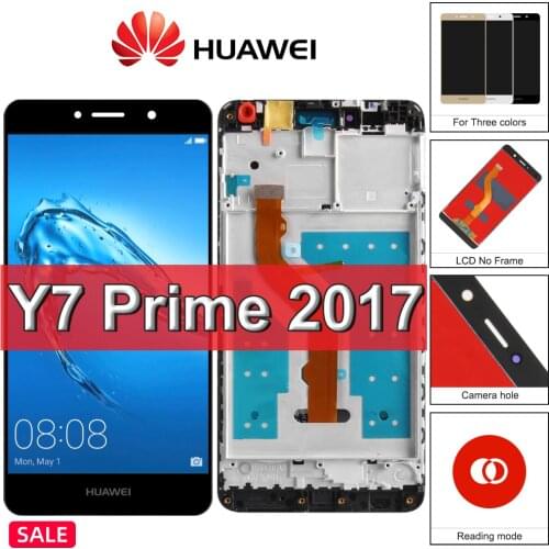 Y7 2017 LCD 5.5'' For Huawei Y7 Prime 2017 Display LCD Touch Screen Digitizer For Huawei Enjoy 7 Plus LCD Frame TRT-L53 L21A