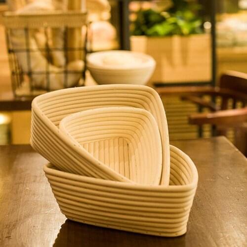Bread Fermentation Rattan Basket Storage Basket Multi Purpose Strong Structure Rattan Bread Proofing Basket for Gift Home Decor