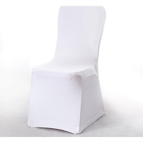 Wedding Chair Decoration White Colour Cheap Chair Cover Spandex Lycra Elastic For Wedding Decorations Banquet Event Wholesale