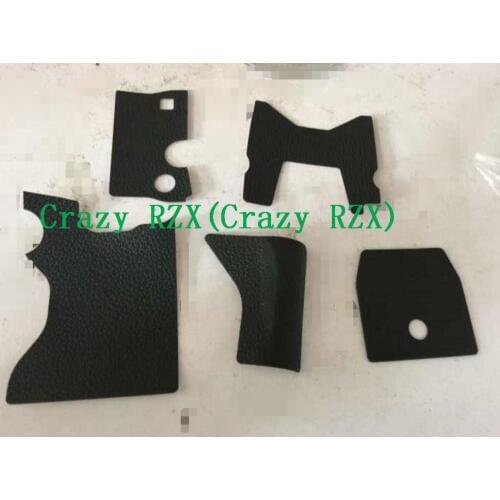 Original New A Set Of 5 Pieces of Body Grip Rubber Unit For Nikon DF Camera Repair Part with 3M Tape