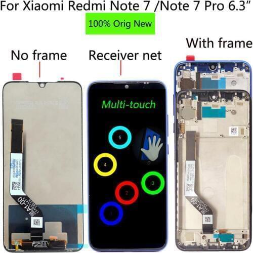 Shyueda LCD Origina New 6.3" For Xiaomi Redmi Note 7 Note 7 Pro M1901F7H M1901F7E M1901F7C M1901F7G LCD Display Touch Screen