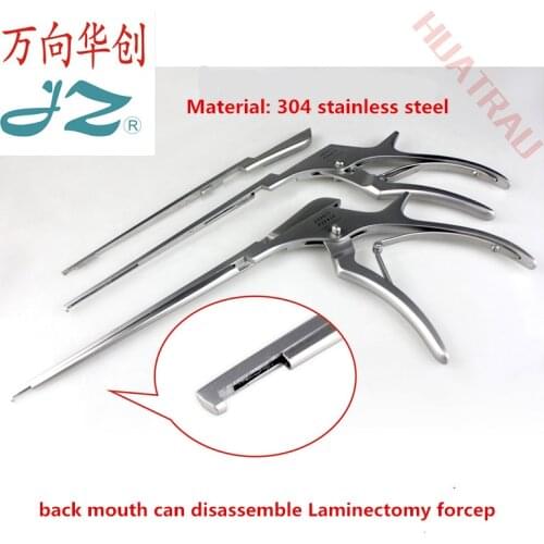 Orthopedic instruments medical spine, lumbar spine, cervical vertebra, back mouth incision, removable laminectomy forceps
