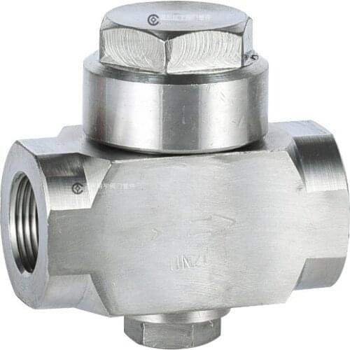 304 Stainless Steel Steam Trap Female Thread Steam Valve Outer Hexagon Hot Acting Disc Steam Traps