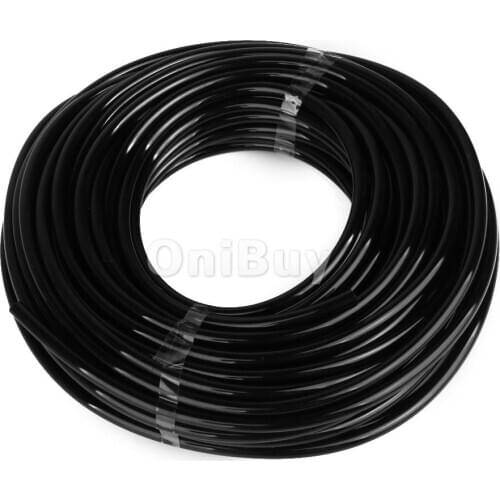 20M 4/7 Micro Drip Irrigation Watering Hose PVC Pipe Tubing for Agriculture Lawn Garden Sprinkler Irrigation Black