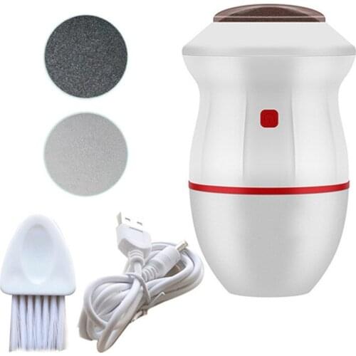 Portable Electric Vacuum Adsorption Foot Grinder Electronic Foot File Pedicure Tools Callus Remover Feet Care Sander with 12 Pcs