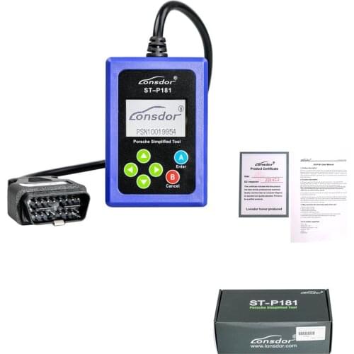 Lonsdor ST-P181 Porsche Idle Start-stop Original Code Reader STP181 Reduce spark plug damage For Cayenne 2nd gen2010 92A