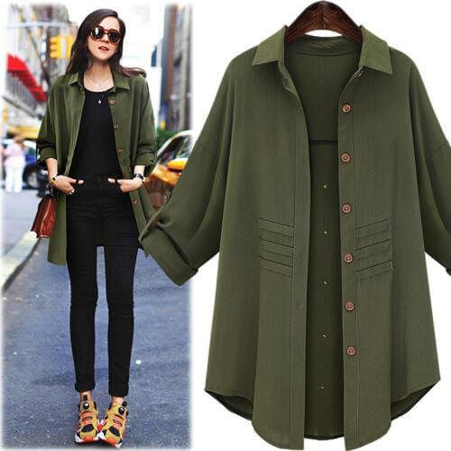 Hot Sale 2020 Autumn Fashion Women Trench Coat Casual Outwear Single Breasted Turn-down Collar Women Thin Coat manteau femme