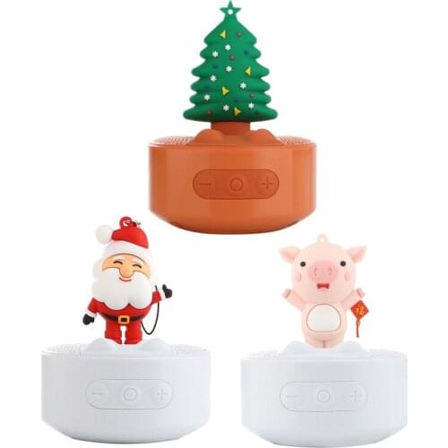 Creative Bluetooth Speaker Mobile Phone Holder Cute Cartoon Doll Pendant Home Decoration Ornaments Christmas Gifts