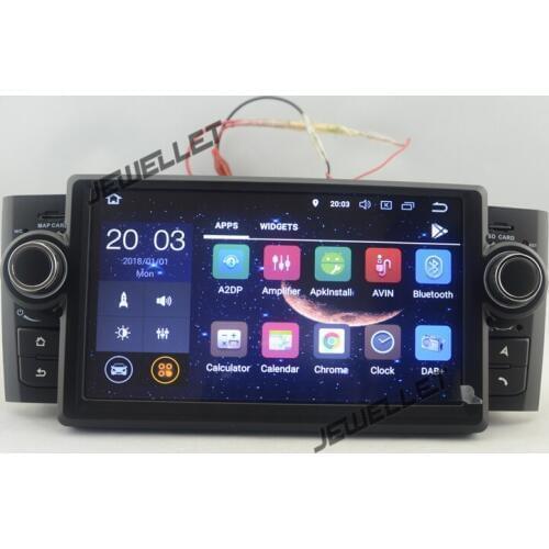 Octa core IPS screen Android 10 Car GPS radio Navigation for Fiat Grande Punto Linea 2007-2012 with 4G/Wifi,DVR,1080P OBD