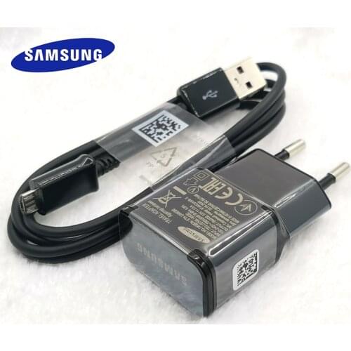 Samsung USB Charger EU Travel Adapter 5V 2A Charge 1M Micro USB Cable for Galaxy S6 S7edge J3 J5 J7 A3 A5 A7 2016 A10 note 5 4