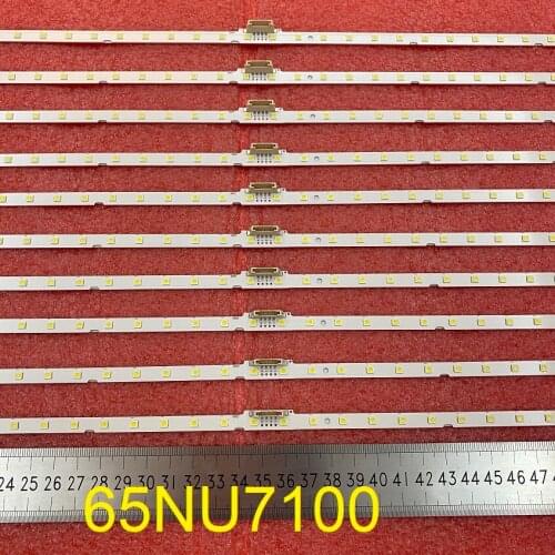 10pcs LED Backlight strip for Samsung UN65NU7100G UN65RU7100 UE65NU7100 UE65NU7400U UN65RU7200 UN65RU7300 UN65NU7200 UN65RU7300
