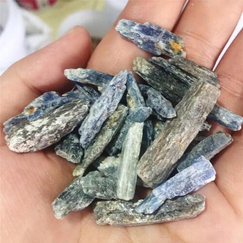 100G Natural blue SPAR tumbling granular stone crystal healing specimens, gem mineral home desktop aquarium decoration
