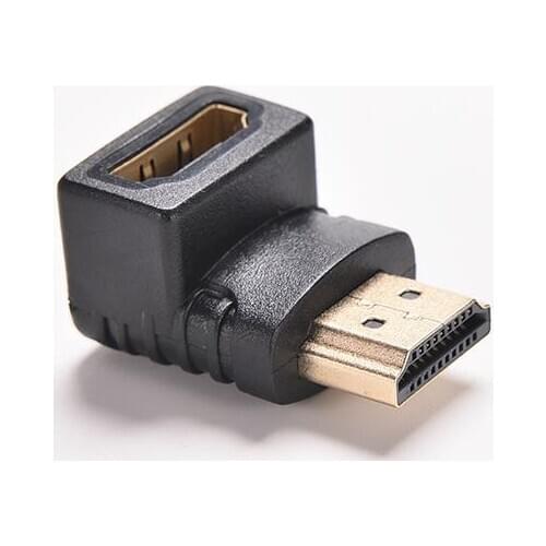 90/270 Degree HDMI Right Angle Male to Female Adapter Connector For 3D 4K 1080P HDTV Cable Adaptor Converter Extender
