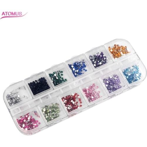 Nails Accessories Nailart 3D Colorful DIY Accesorios Tool Manicure Supplies Parts Deco Ongle Decoration Alloy Rhinestones