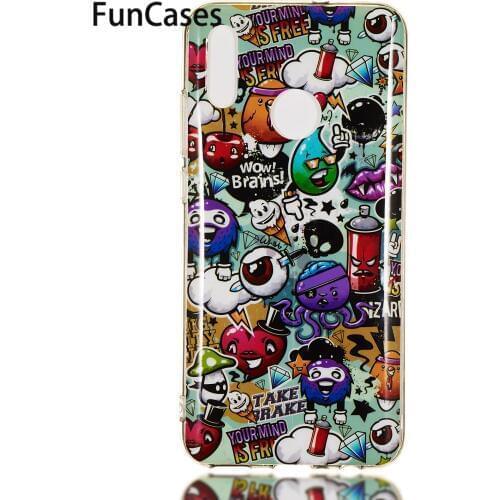 Smartphone Cover For armor Huawei Honor 10 Capinha Lovely Soft Silicone Cover Para sFor Huawei estojo Honor 10 Lite Phone Cover