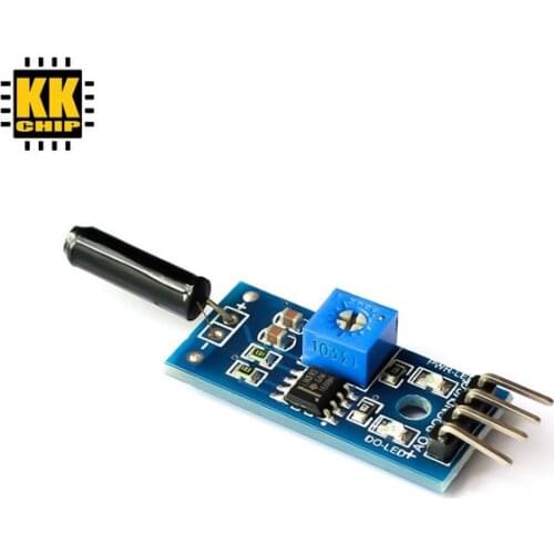 KKCHIP Highly Sensitive Vibration Sensor Module Vibration Module SW1801P Alarm Sensor Module Voltage 3.3V-5V