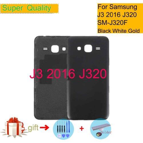 For Samsung Galaxy J3 2016 J320 SM- J320A J320F J320M J320FN Housing Battery Cover Back Cover Case Rear Door Chassis Housing