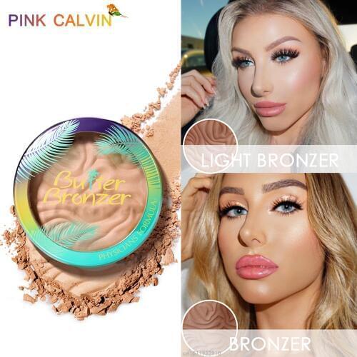 New Butter Bronzer Makeup Highlighter Face Powder Contour Palette Bronzer Shine Brown Face Blusher Cosmetics For Face