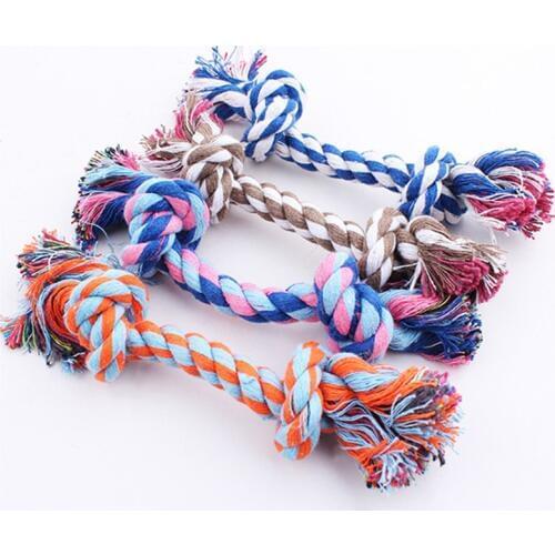 New Design Pets Rope Toys Bite Colorful Squeak Toys Dog Wool Toys Pet Puppy Chew Toys