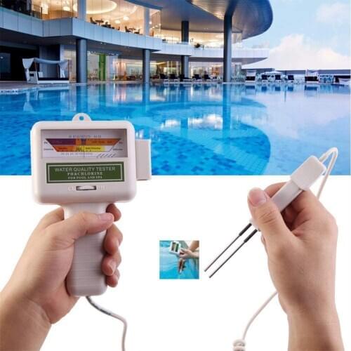 Portable No Consumable Water Quality Tester Chlorine Tester With Handle For Swimming Pools Or Spa Pools PH Meters Analyze