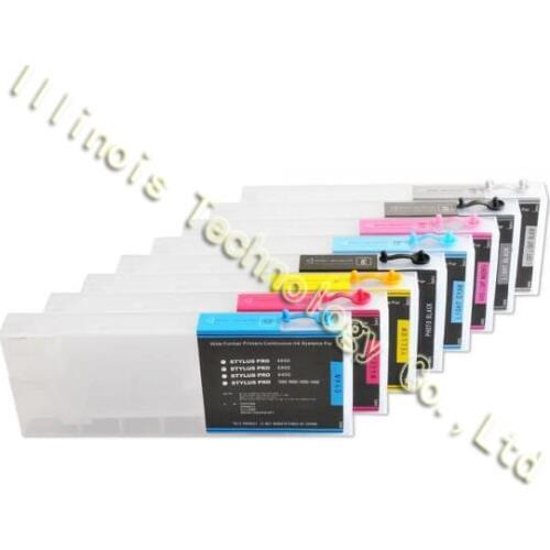 Pro 4880 Refill Ink Cartridges 8pcs / set, with 4 Funnels
