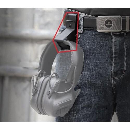Tactical Headphone Rack Mobile phone stand is fitted with Moeel system waist hook design