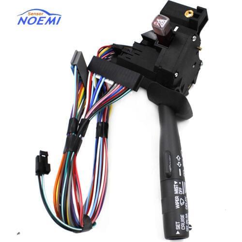 YAOPEI High quickly 26100985 Windshield Wiper Arm Turn Signal Switch w/ Cruise Control Fit For Chevy GMC