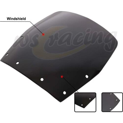 Motorcycle ABS Plastics Windshield WindScreen Wind Screen For KAWASAKI EX250 EX 250 1988 1989 1990 1991 1992 1993 1994 1995 1996