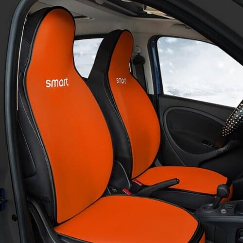 For Mercedes Smart 453 451 Fortwo Forfour Car Ice Silk Breathable Seat Cushion Cover Interior Styling Accessories