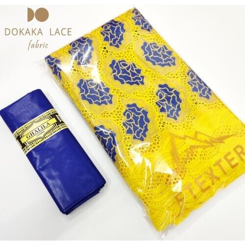 2.5+2.5 Yards Swiss Voile Lace In Switzerland And Basin Biche Jacquard Senegal Elegant Women Dress Cotton Lace Bazin Material