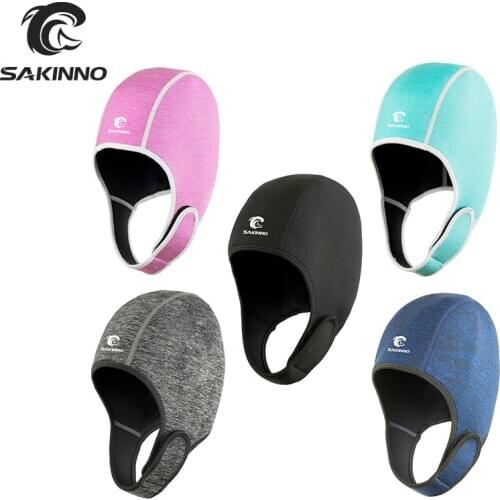 2mm Adjustable Beanie Scuba Dive Surf Surfing Kayak Rafting Canoe Snorkel Winter Swimming Cap Hat Wetsuit Hood 5 Colors